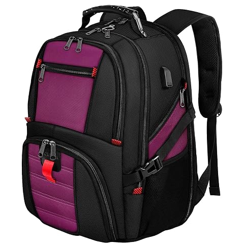 YOREPEK Travel Backpack Extra Large 50L Laptop Backpacks for Men Women Water Resistant College Backpack Airline Approved Business
