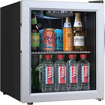 EdgeStar BWC71 18 Inch Wide 52 Can Capacity Extreme Cool Beverage Center - Stainless Steel