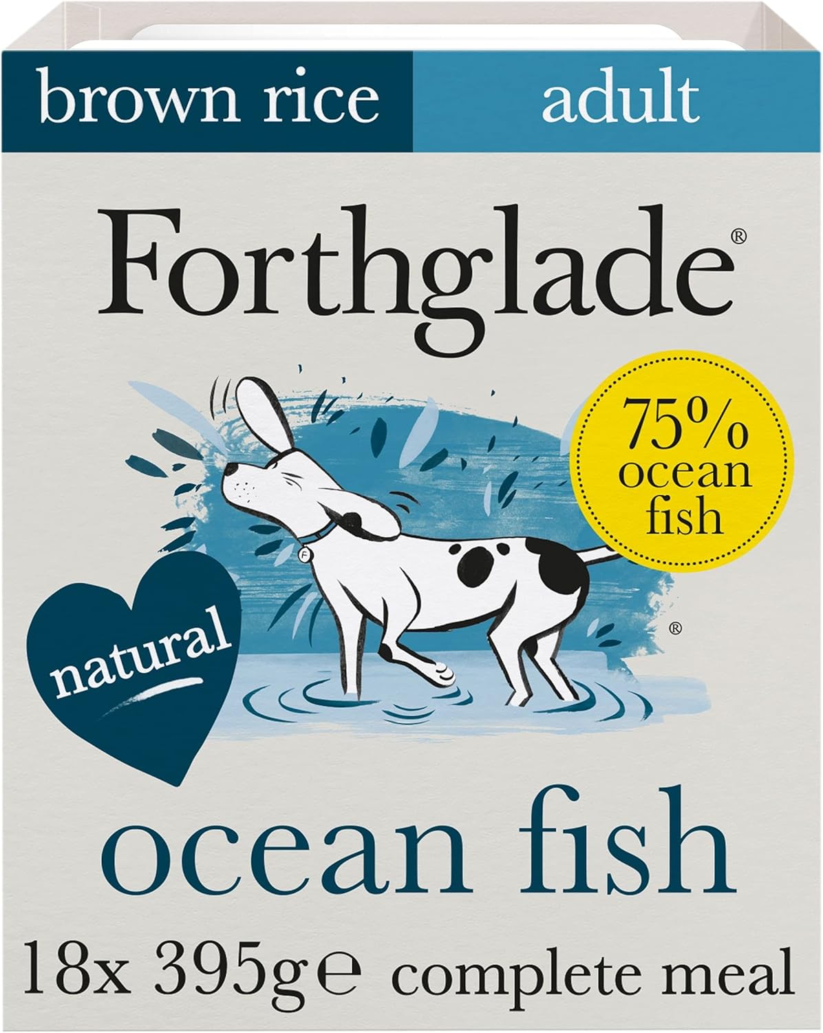 Forthglade Complete Natural Wet Dog Food Ocean Fish & Vegetables with