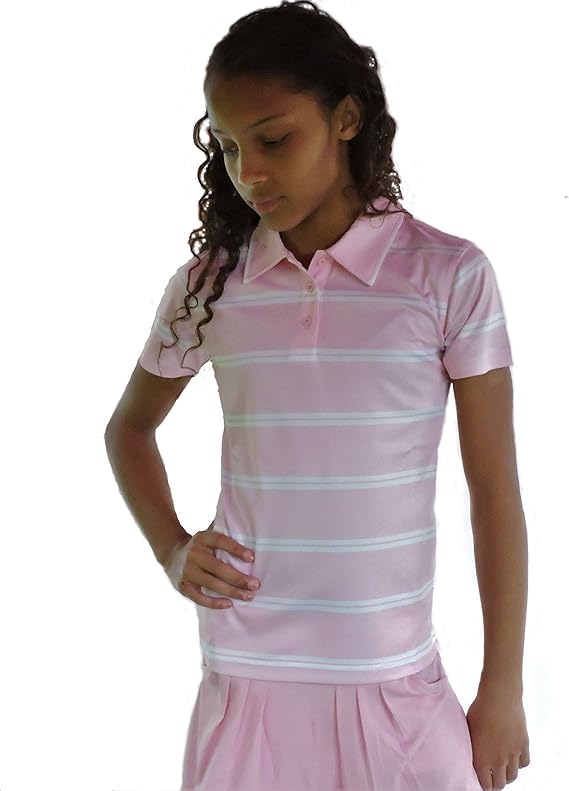 pink polo top