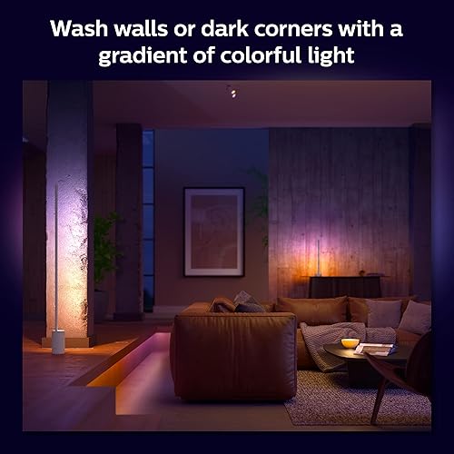 Miniatura 4 de Philips Hue RGB Gradient Signe LED Lámpara de pie inteligente Interruptor de luz de dial de pared