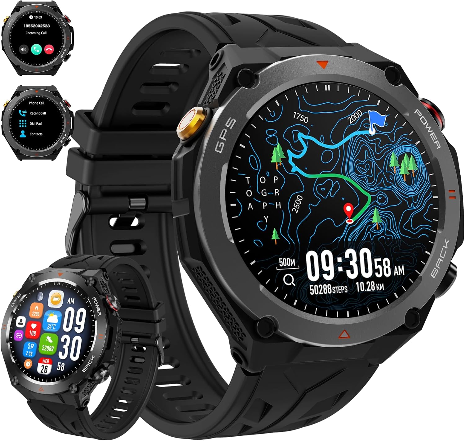 Military Smart Watch with GPS