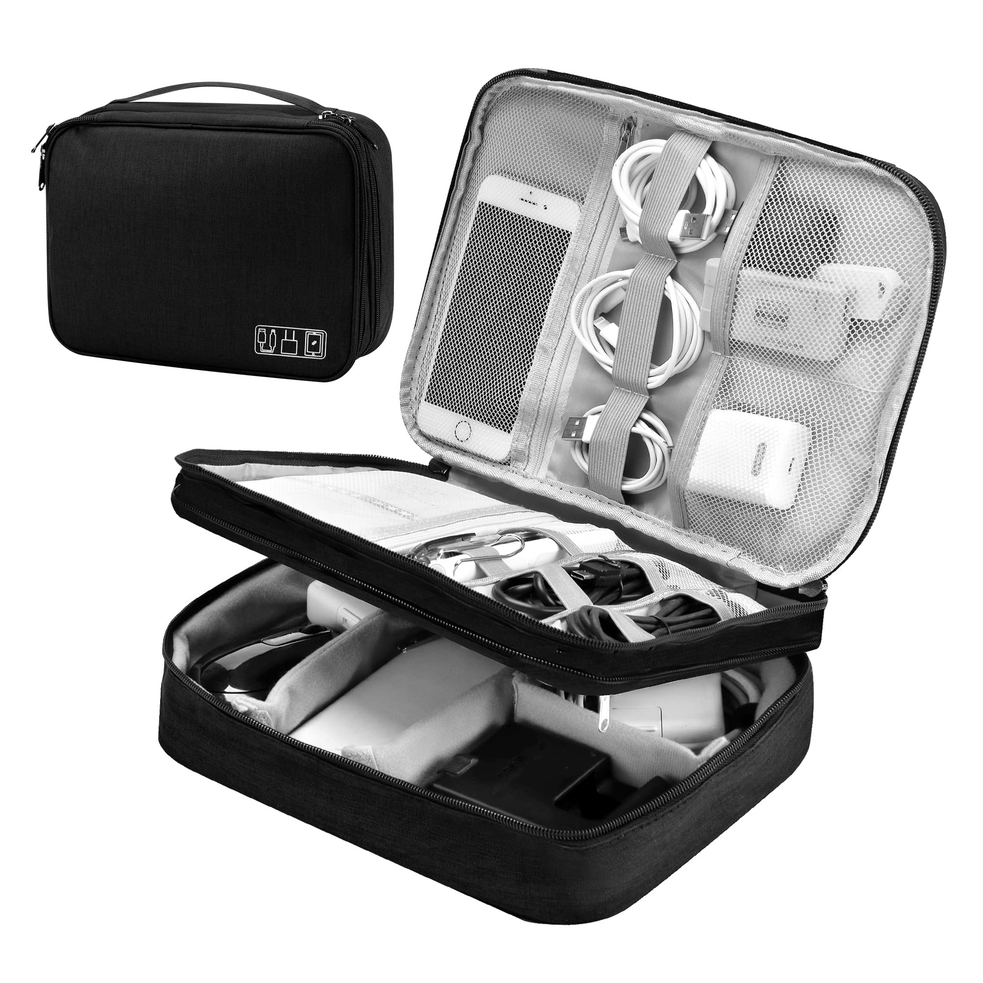 Amazon | Sociplentycom ガジェットポーチ PC周辺小物用収納ケース