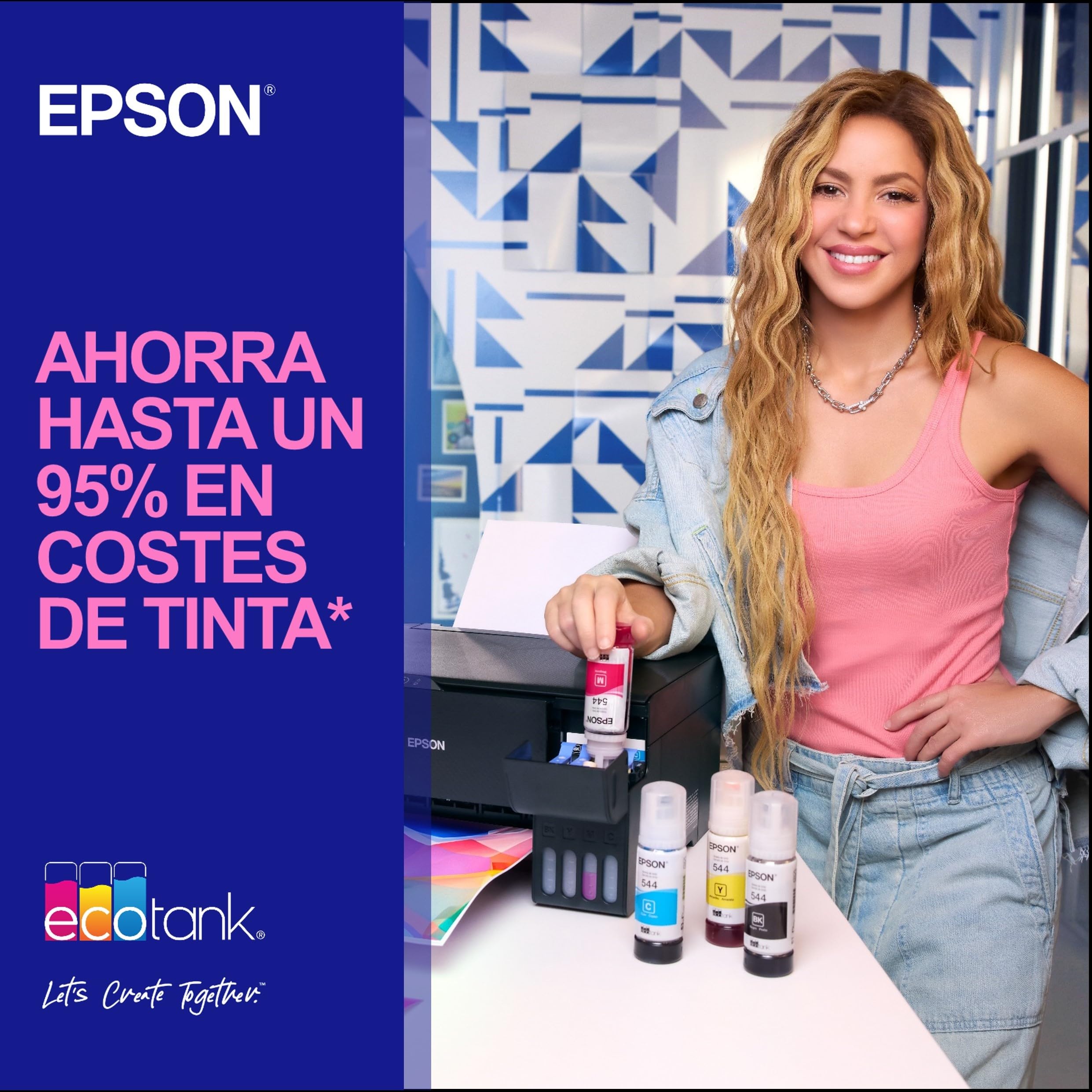 Epson EcoTank ET-14100 Impresora de Depósito de Tinta | para Hogar y Pequeña Oficina | con Tinta Negra Adicional | Wi-Fi | A3+ | Imprimir | Tinta Incluida para 3 Años
