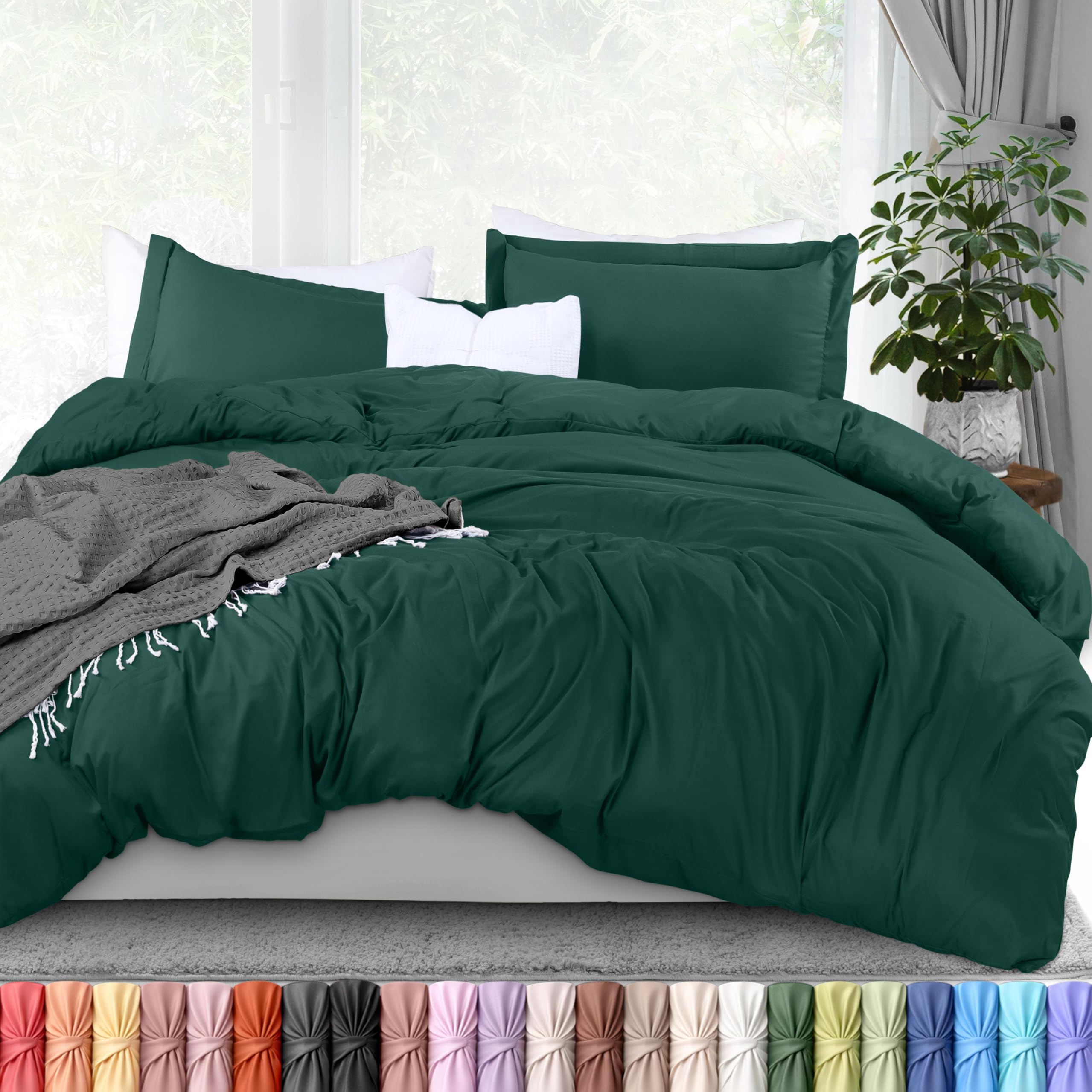 Amazon.com: Utopia Bedding Duvet Cover Queen Size - 3 Piece with