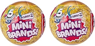 5 Surprise Mini Brands! Series 2 (Pack 2), Multicolor