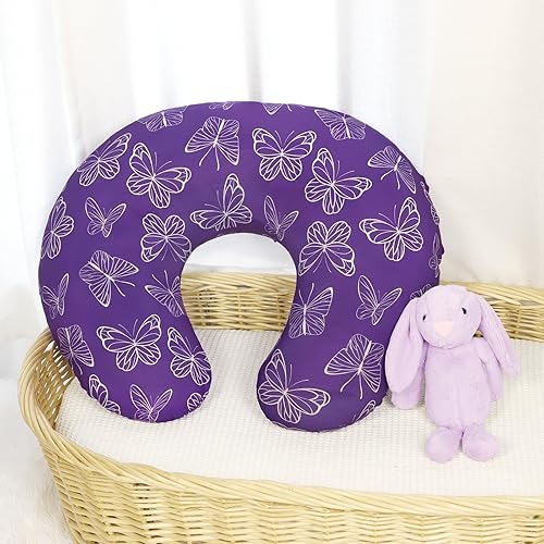 Miniatura 2 de Funda de almohada de lactancia, funda de almohada floral para lactancia materna para bebés, niñas y niños, funda de almohada elástica suave para