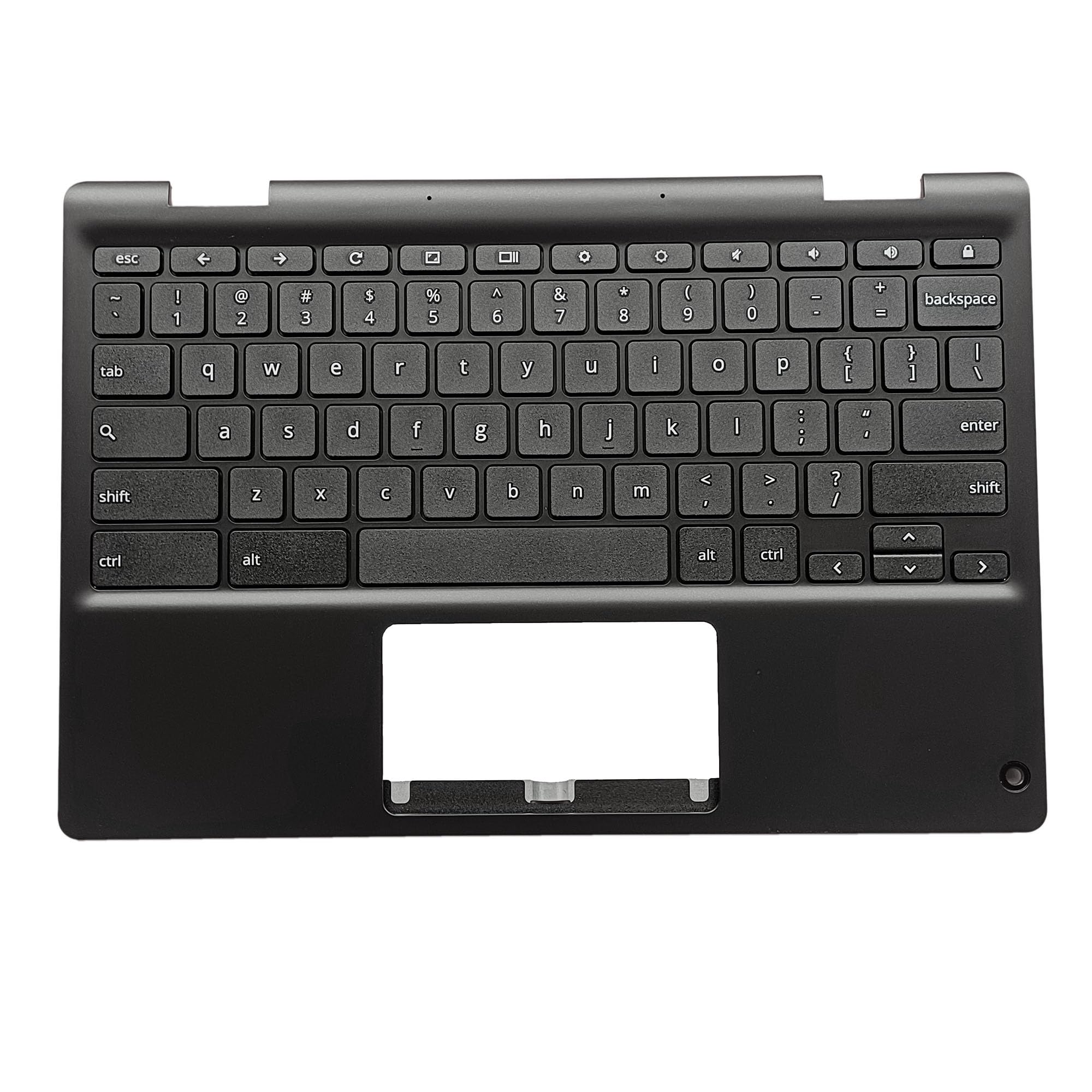 LTPRPTS Replacement Laptop Upper Case Palmrest Keyboard Assembly Part for Asus Chromebook 11 C214MA 13N1-8CA0501 Black