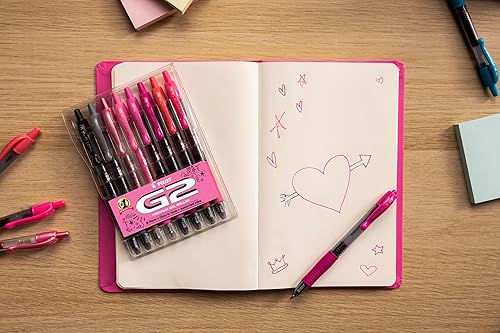 Miniatura 4 de Pilot, G2 - Bolígrafos de gel prémium inspirados en la película, paquete de 8 unidades, punta fina de 0.028 in, surtido