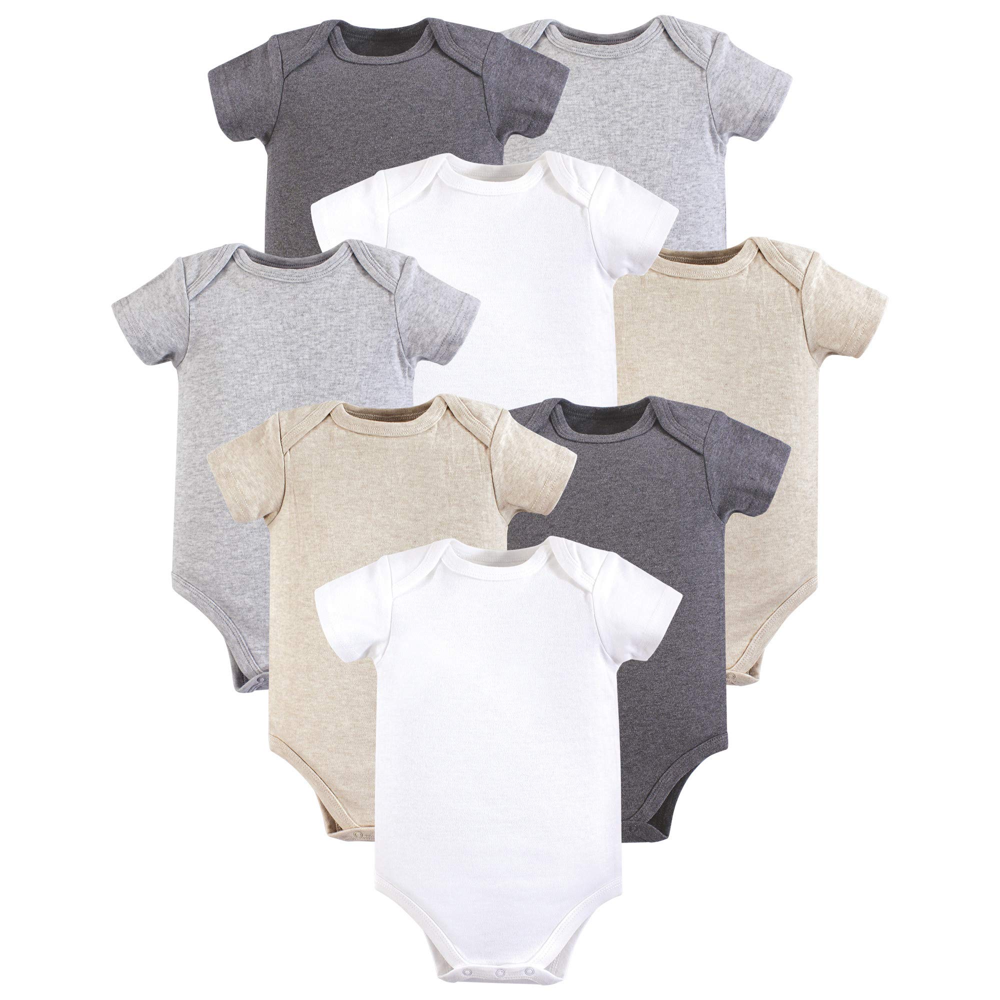 Hudson Baby Baby Cotton Bodysuits 8-pack