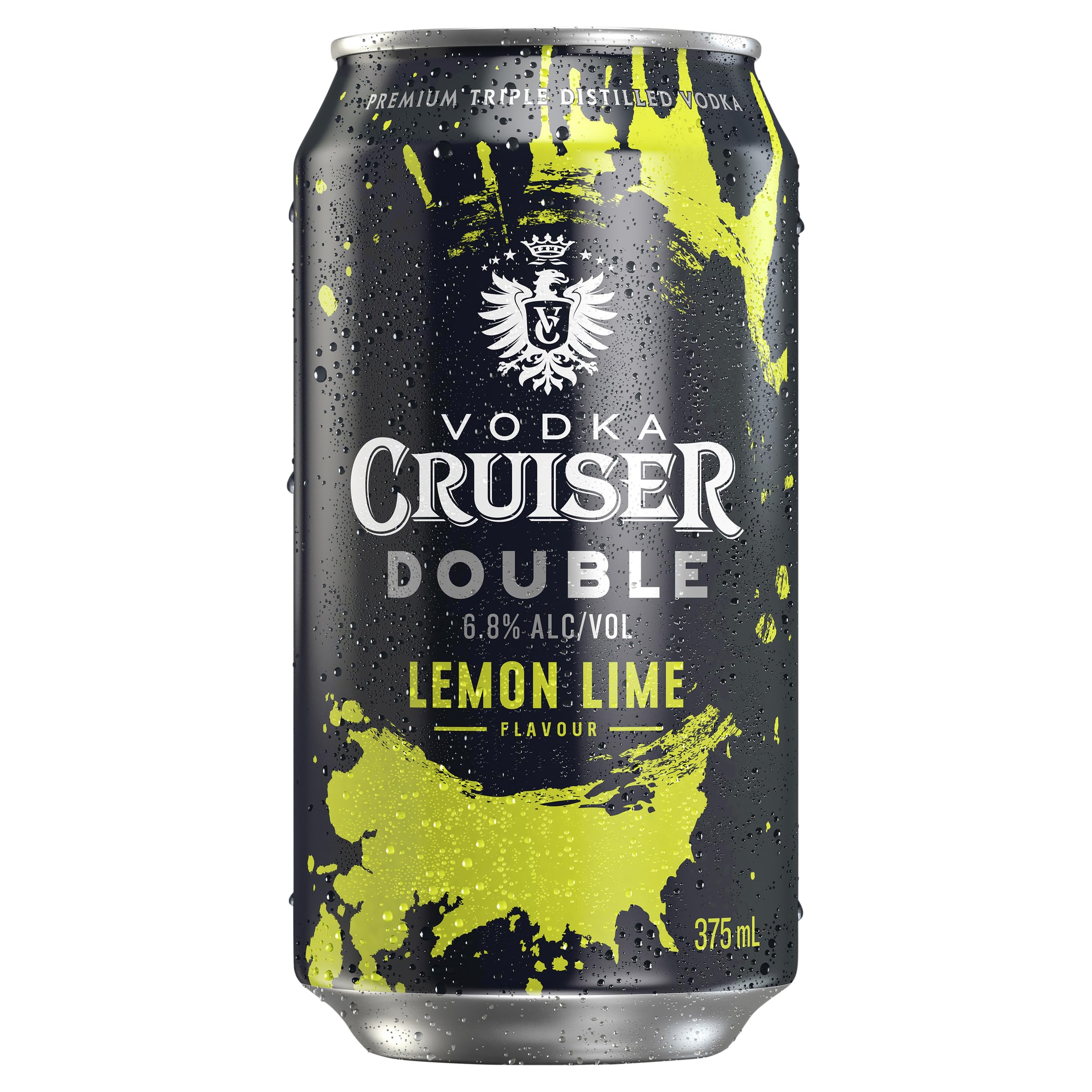 Vodka Cruiser Double Lemon Lime, Refreshing Flavoured Pre-Mixed Vodka ...