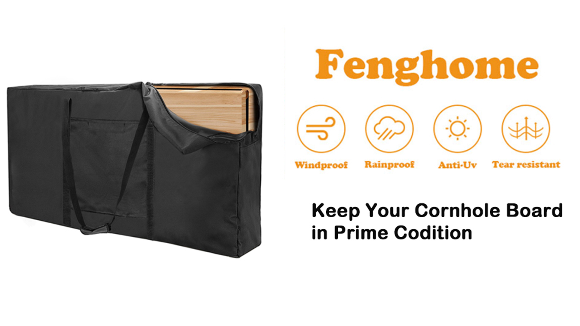 Bean Bag Storage Case Cornhole Carrying Case - 48x8.26x24 Inch ...