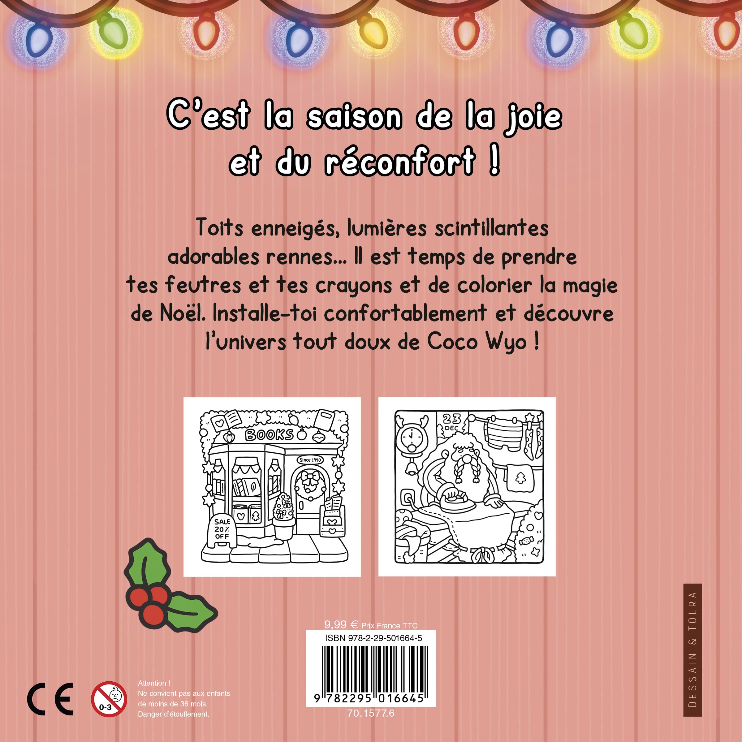 Un Noël tout doux avec Coco Wyo - Cosy colo: Coloriages mignons et cosy