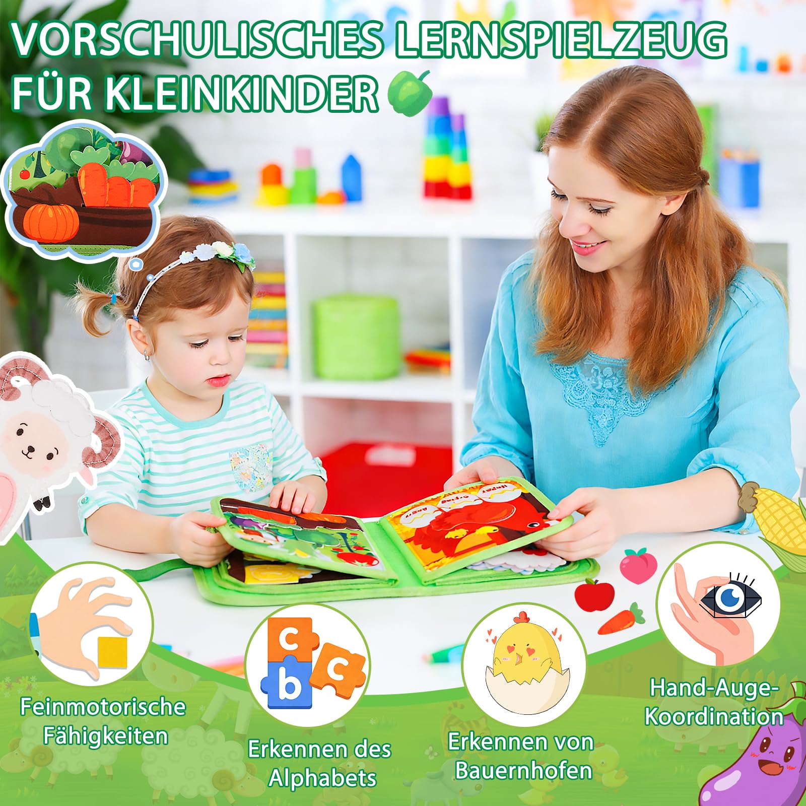 Busy Board zabawka dla chłopców w wieku od 1, 2, 3 lat, dla chłopca, dziewczynki, 1-2-3-4 lata, zabawka dla dzieci od 1-3 lat, dla chłopca, busy Book