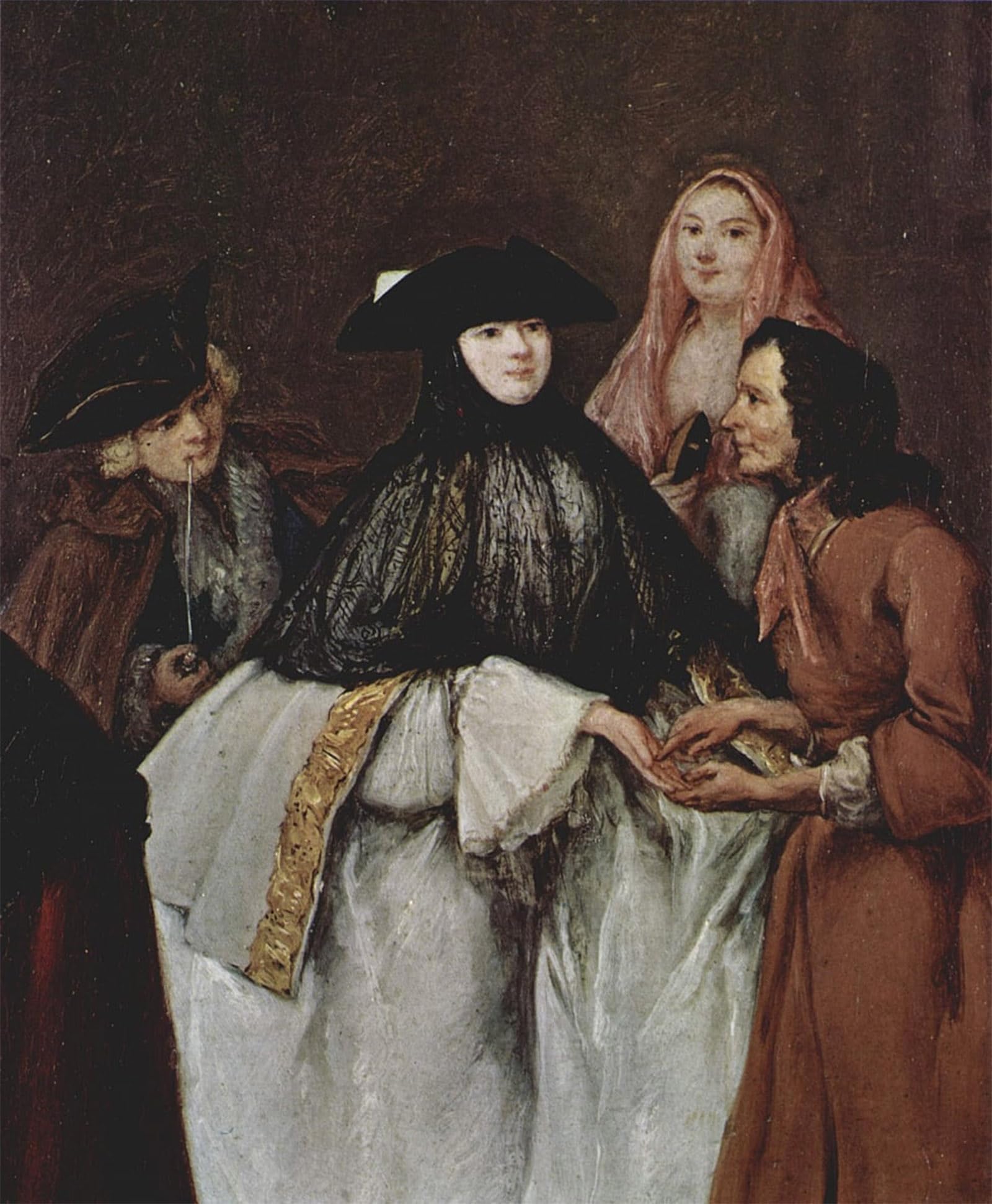 Artxlxxbn No Frame Famous Painting Art Wall Decor Abstract Art Picture The Fortune Teller By Pietro Longhi Animal Pictures For Home Decor 60X90cm
