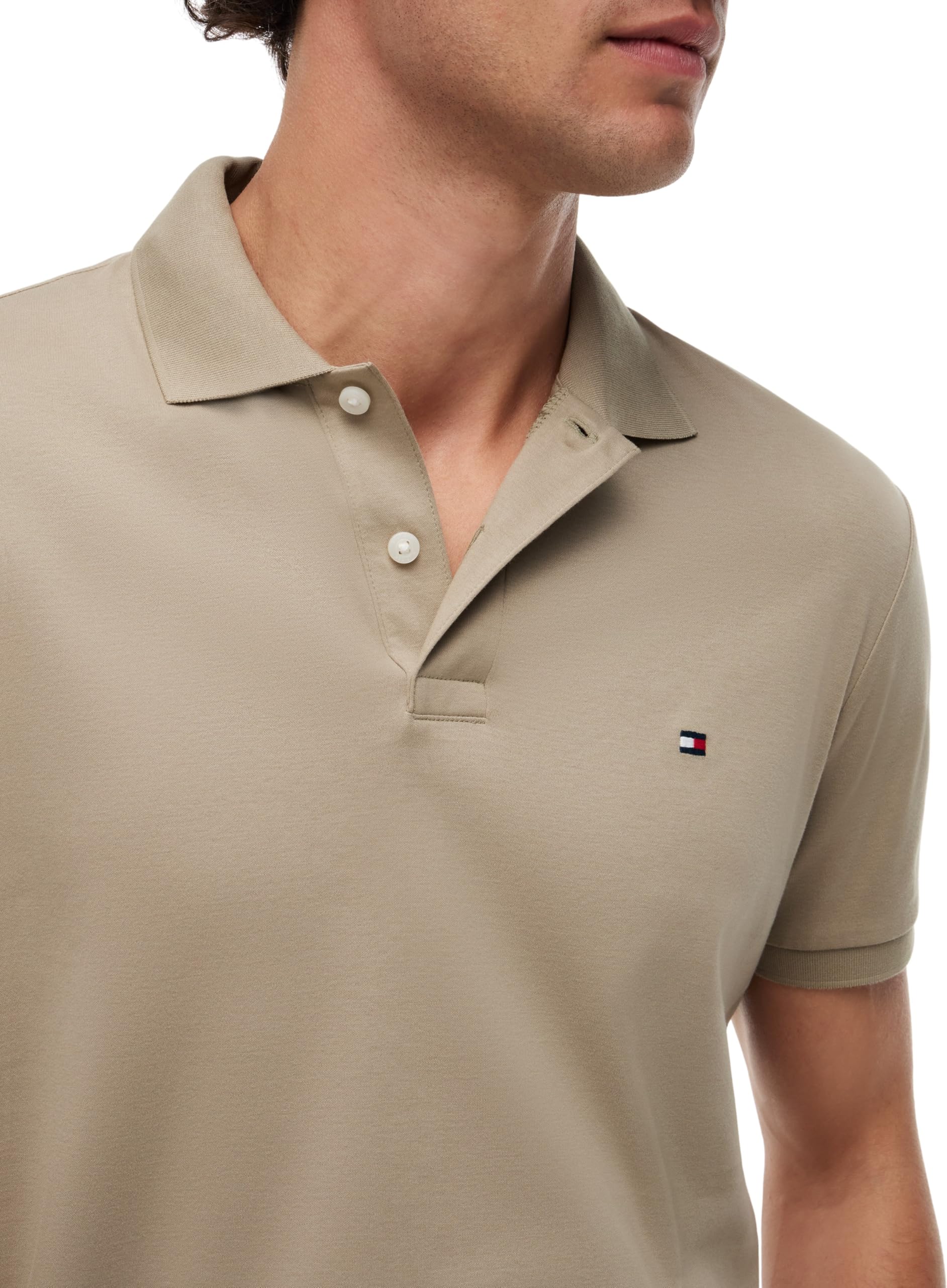 Tommy Hilfiger Herren Liquid Cotton Reg Seasonal Polo Mw0mw39994 S/S Poloshirt