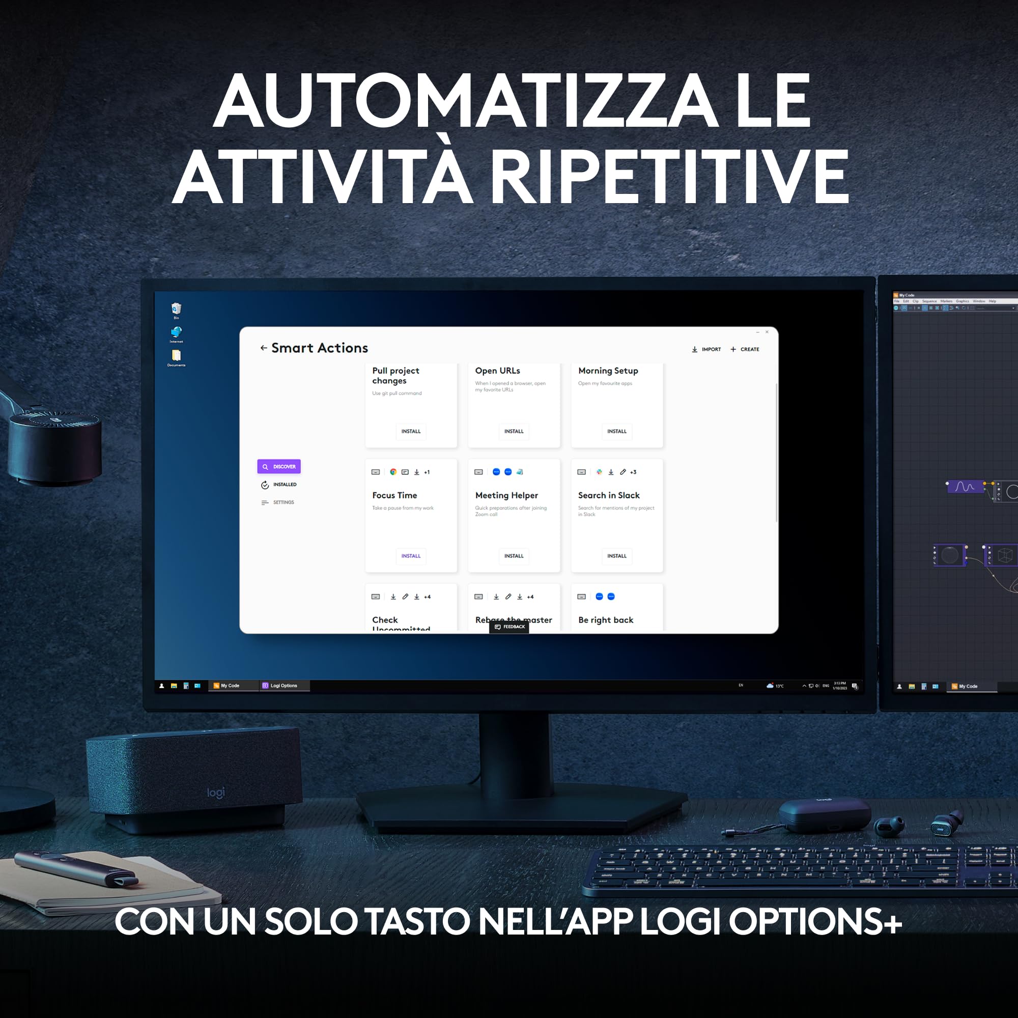 Logitech MX Keys S, Tastiera Wireless, Profilo Basso, Tasti Programmabili, Retroilluminazione, Bluetooth, USB C Ricaricabile, per PC Windows/Linux/Chrome/Mac - Grafite, Layout Italiano QWERTY