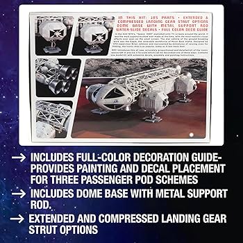 Amazon.com: MPC Space:1999 Eagle Transporter 1:72 Scale (14