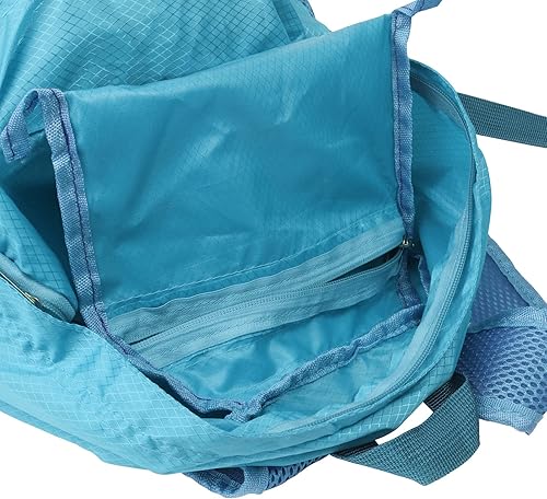 Miniatura 7 de Mochila plegable de 25 L, plegable, ultraligera, resistente al agua, duradera, para campamento, viajes, senderismo, mochila para hombres y mujeres