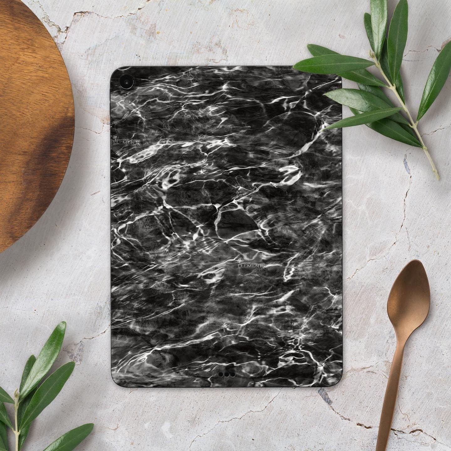 DesignSkinz - Full-Body Wrap Decal Protective Skin-Kit Compatible with iPad Pro 11” 1st Gen (A1980/A1934/A2013/A1979) - Mossy Oak Elements Agua Blacktip