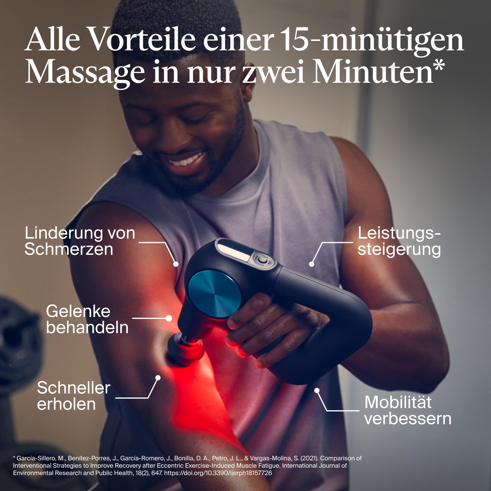 Theragun Pro Plus Handheld Massagepistole- Bluetooth ermöglichte die Percussion -Massagepistole zur Schmerzlinderung - Tiefgewebe -Muskelmassagebast (Schwarz - Pro Plus)