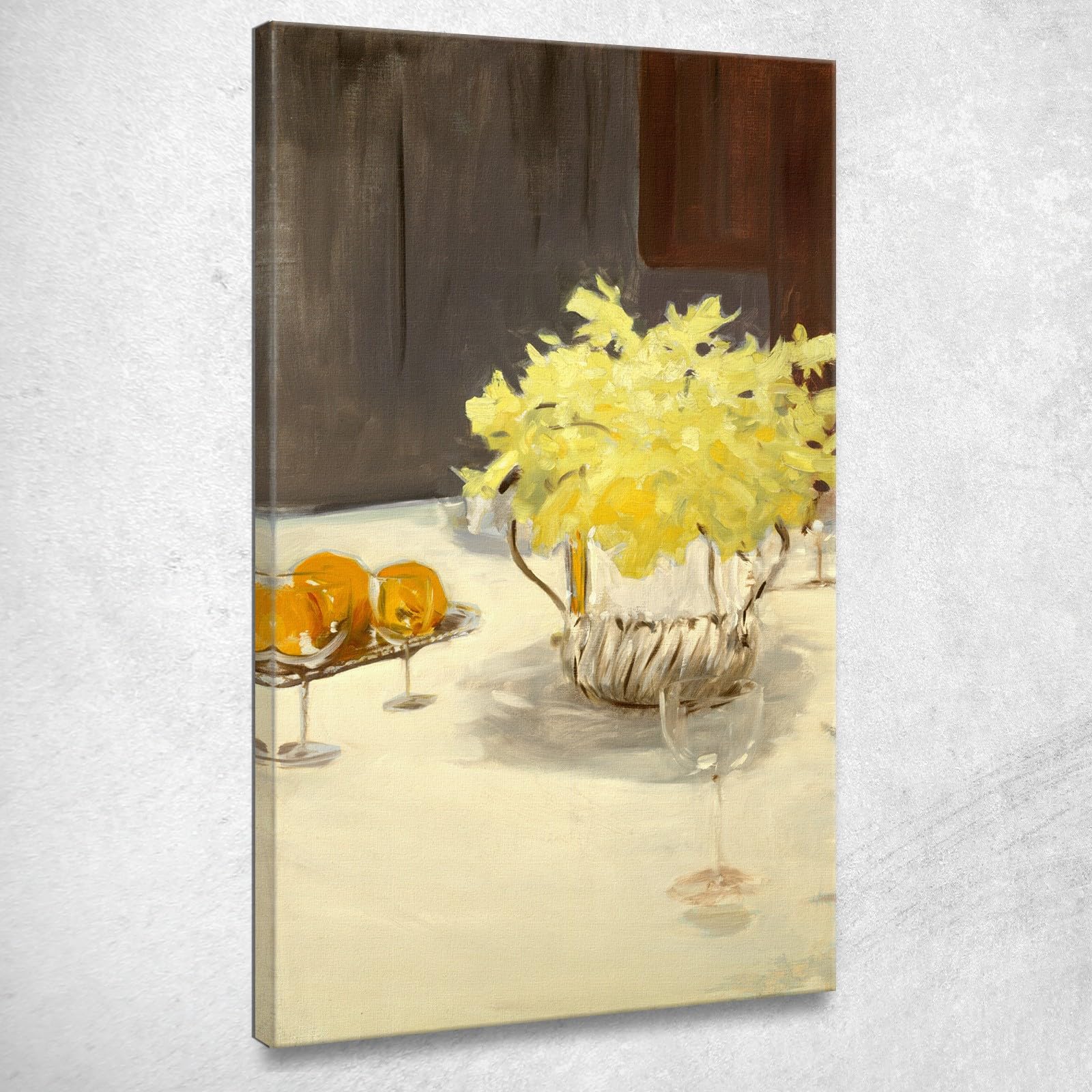 Natura Morta con Narcisi John Singer Sargent, jss290 Quadro Stampato su Tela, 100x60 cm