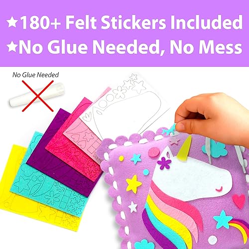 Miniatura 10 de KRAFUN Kit de costura de animales de conejo grande para niños principiantes My First Art & Craft, haz 1 muñeca de peluche con 2 disfraces,