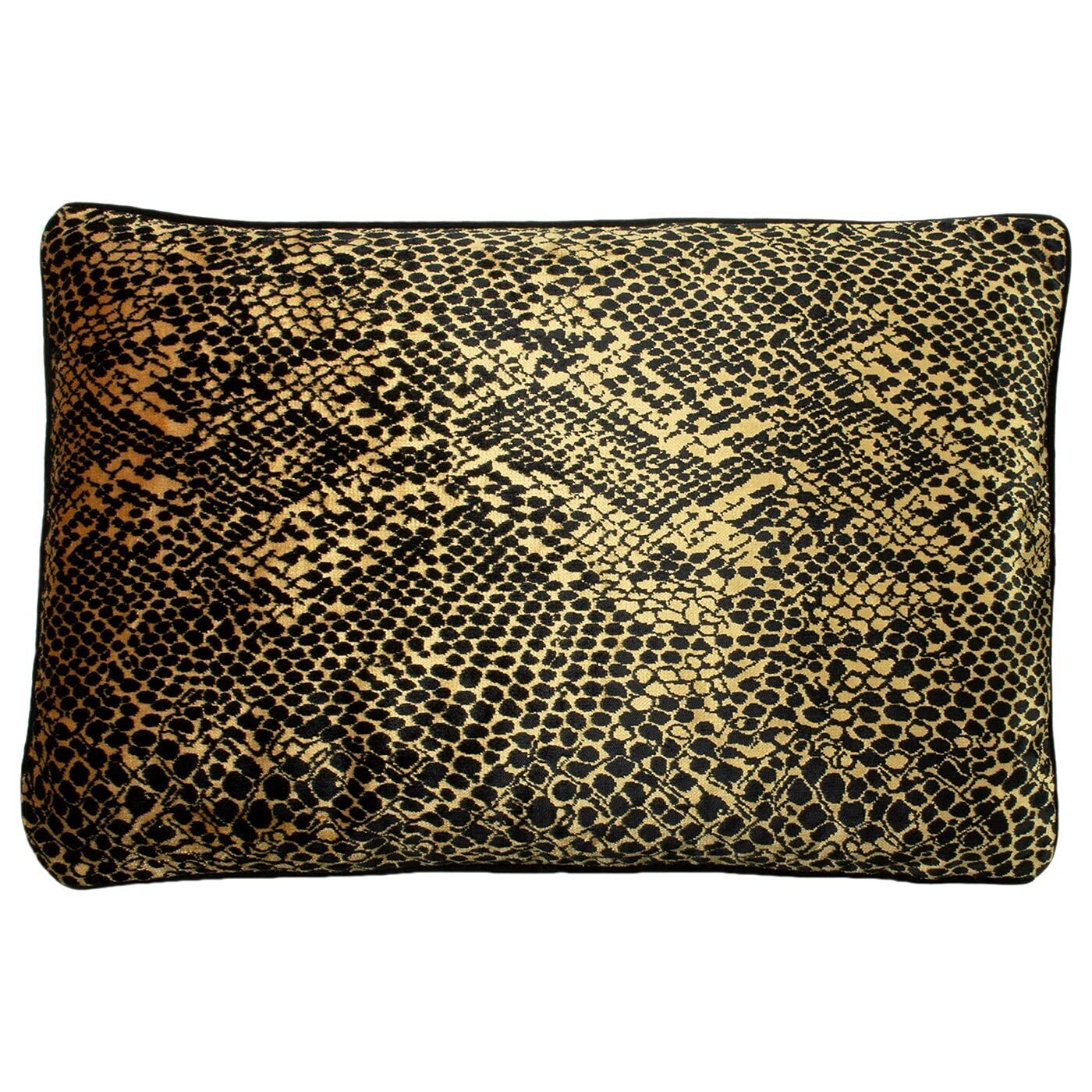 Paoletti Python Cushion Cover, Gold, 40 x 60cm