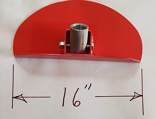 Miniatura 3 de Herramienta de limpieza de alcantarillas, fabricada en EE. UU., para tubería de alcantarilla de 18 pulgadas de diámetro, rojo, acero de aleación