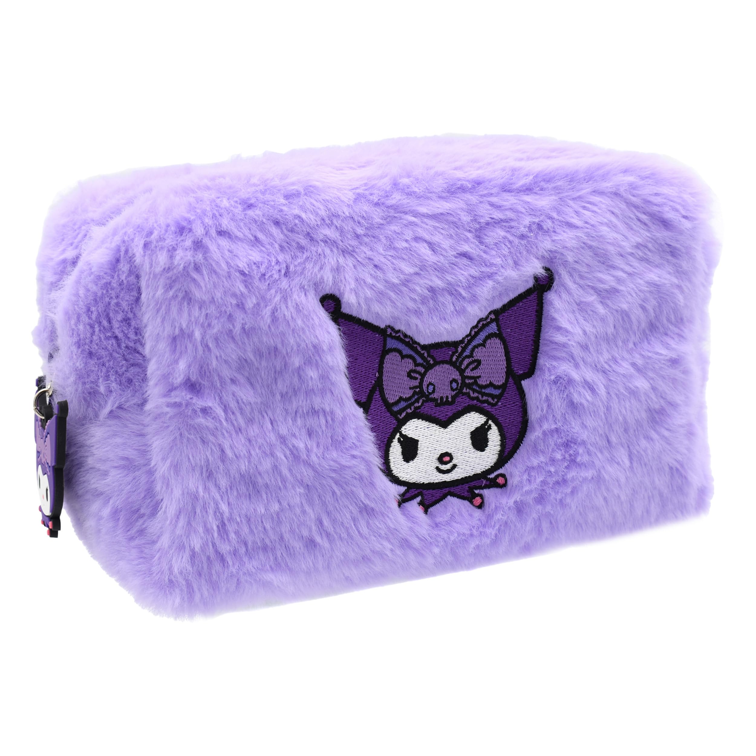 Kuromi Federtasche Mädchen – Plüsch Mäppchen Lila – Schlampermäppchen & Federmäppchen für Kinder Schule & Reise – Kosmetiktasche & Aufbewahrungsetui – Süßes Geschenk für Mädchen Vorschule