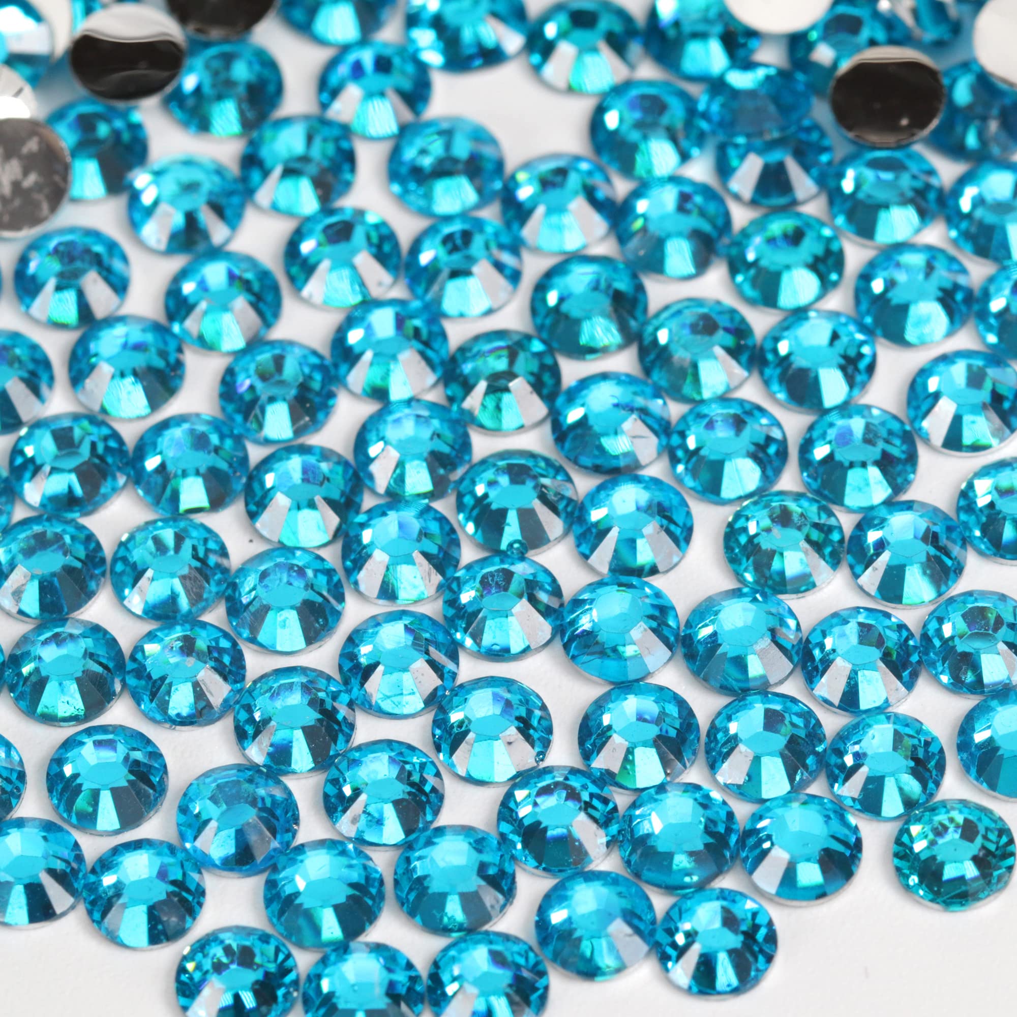250pcs 6mm Flat Back Non-Stick Rhinestone Crystal Diamantes Nail Art & Craft Scrapbooking Embellishments 90 Available Colours (6mm, AB Clear #A13) — view 27