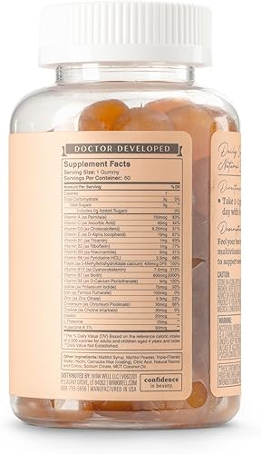 Miniatura 2 de Wink Daily - Gomitas multivitamínicas completas para mujeres que brillan en la piel cabello completo y uñas fuertes con soporte del sistema