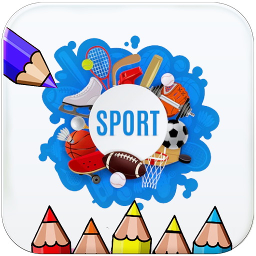 Sports Coloring game Coloring Books for Kids Cool Sports And Games