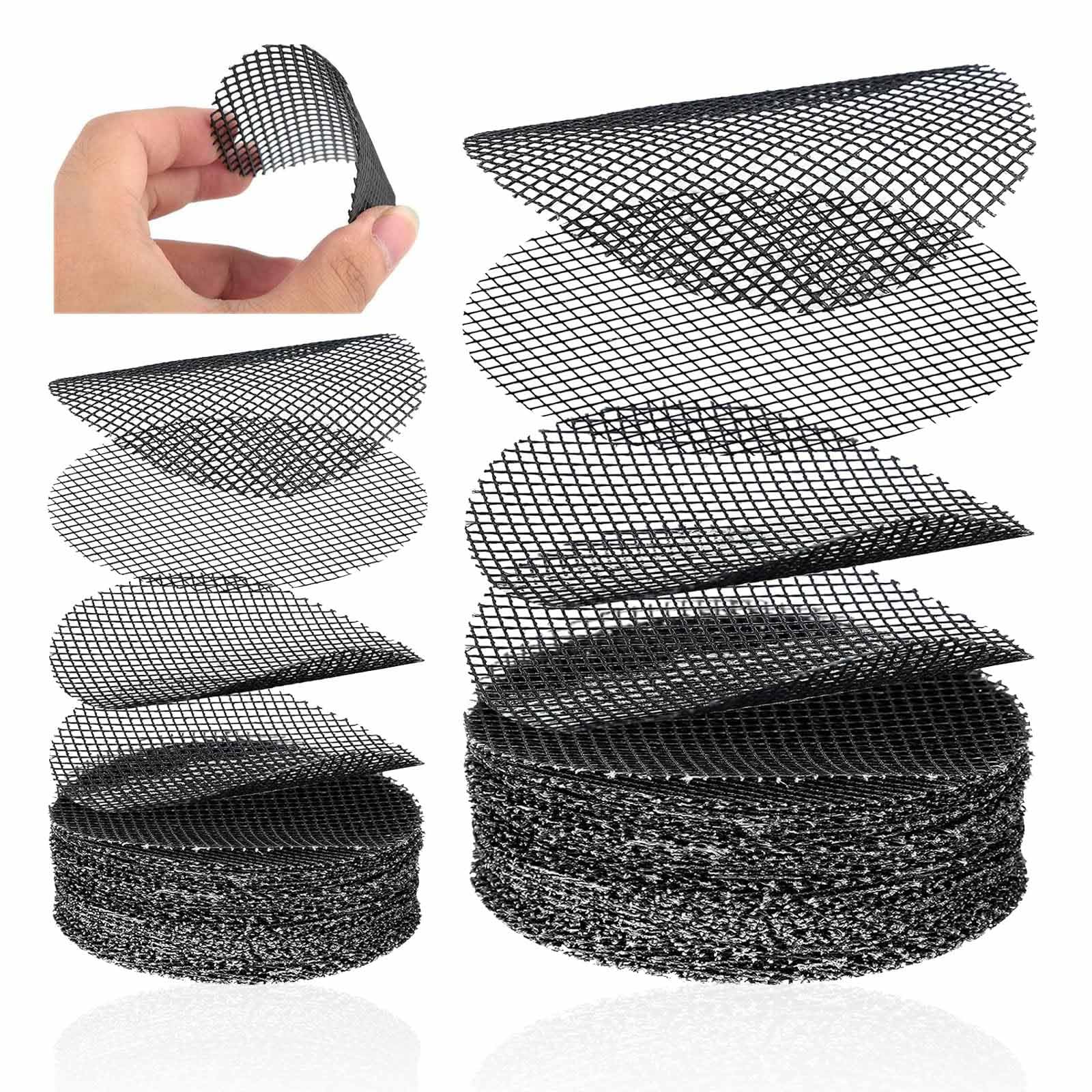 100 PCS Net for Drainage Hole - Planter Drainage Pad and Flower Pot Hole Cover to Prevent Soil Loss in Bonsai Containers-image-26
