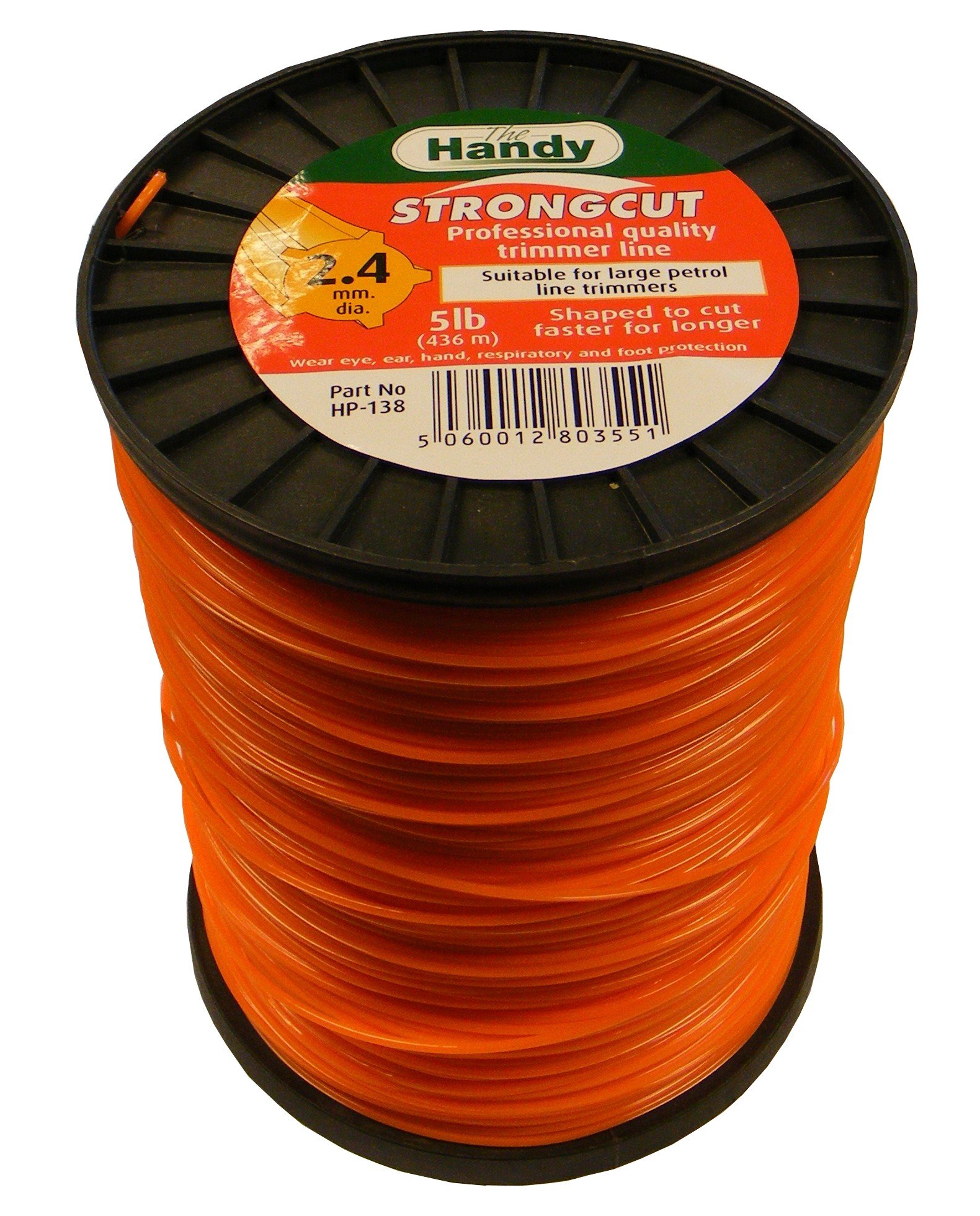 The Handy Orange/Black Hp-138 5 Lb X 2.4 Mm Star Nylon Line