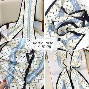 Scarf for Women,Satin Scarf for Clothing and Bag Decor