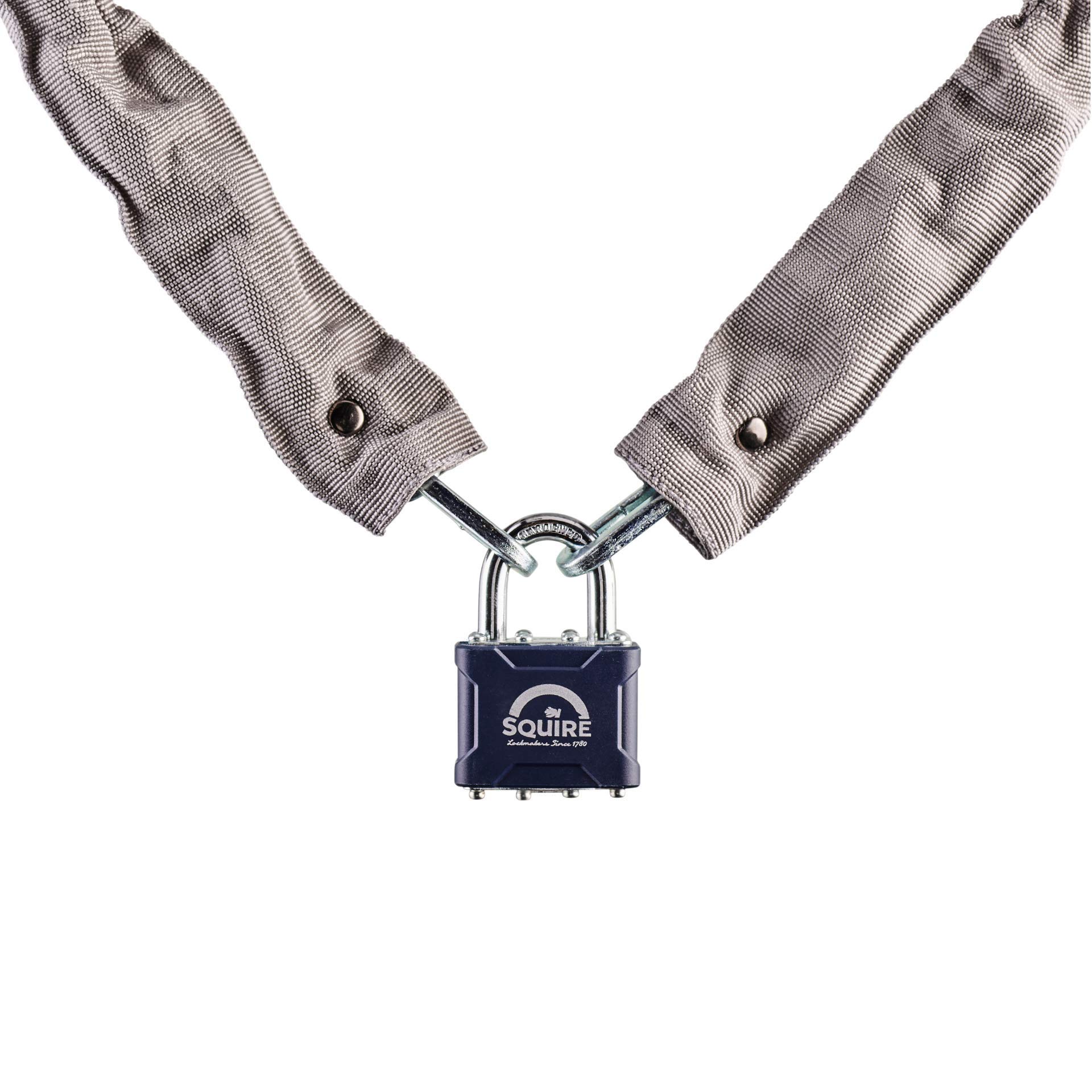 Master Lock 72DPF 15' Galvanized Steel Cable with Loop Ends