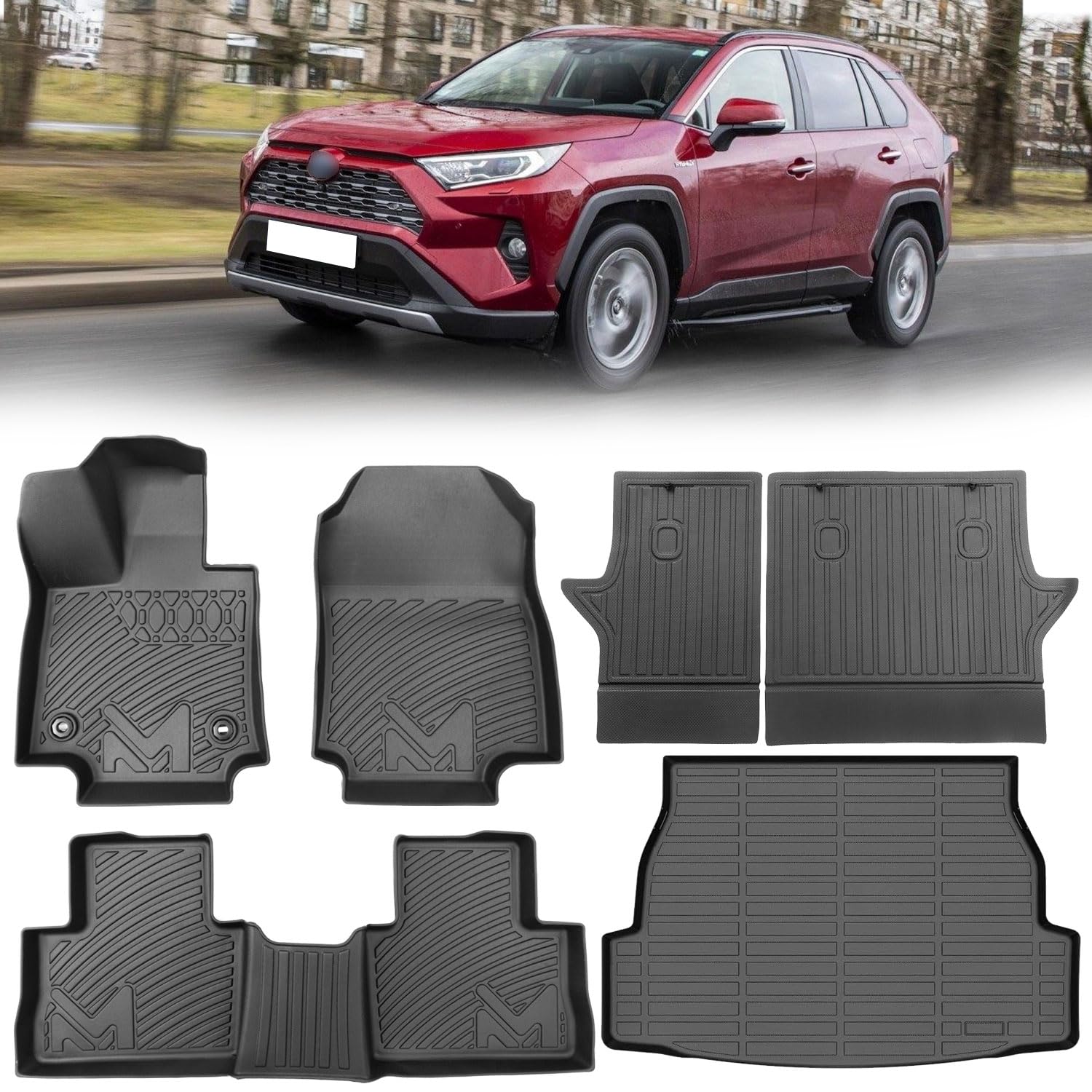 CMVT Auto RAV4 Floor Mats (2019–2025)