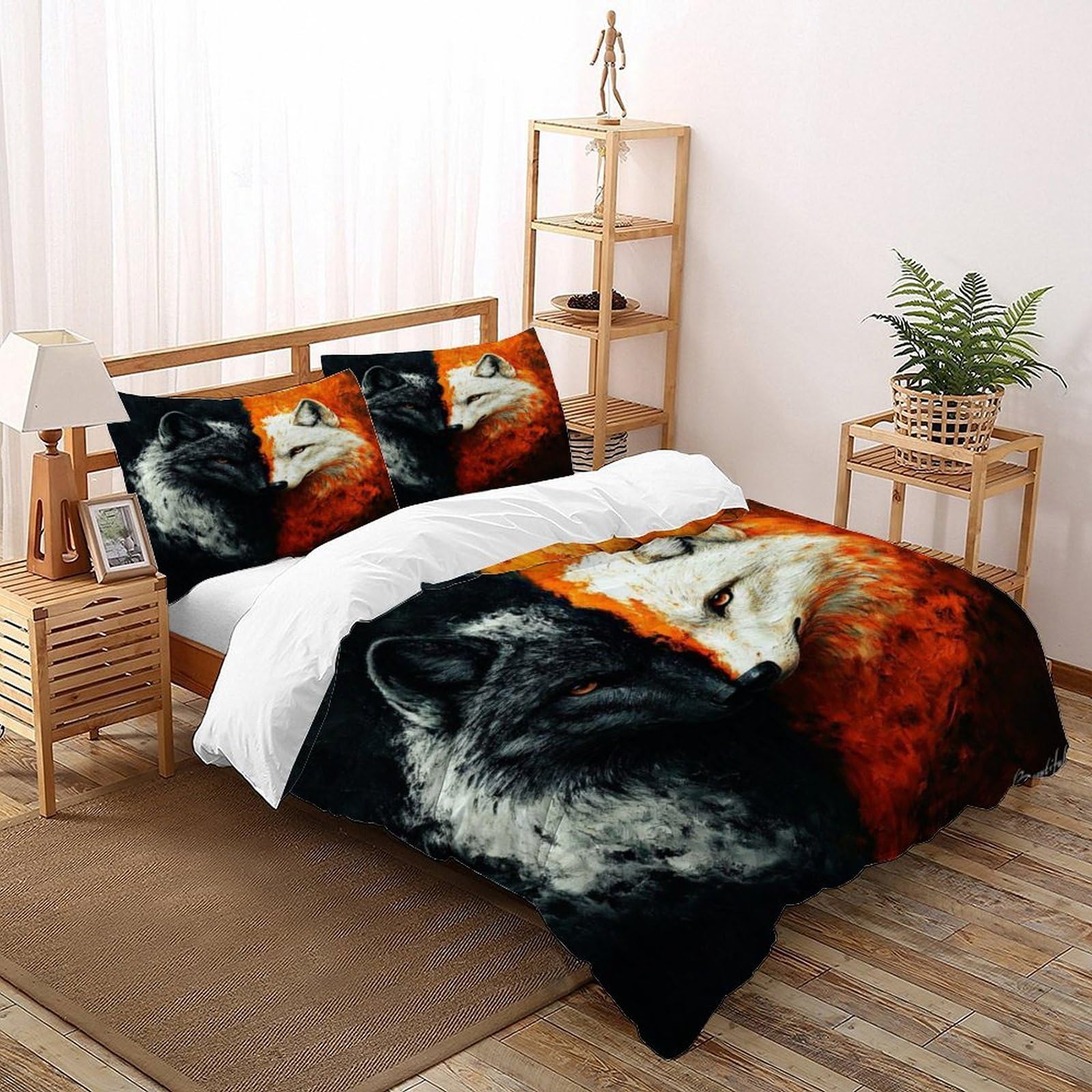 Parure de couette forest animals pour une ambiance cabane et nature