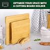ROYAL CRAFT WOOD Soporte para Tablas de Cortar, Organizador de Estante para Tablas de Picar que Sostiene hasta 3 Tablas de hasta 0.7 Pulgadas de Grosor 7
