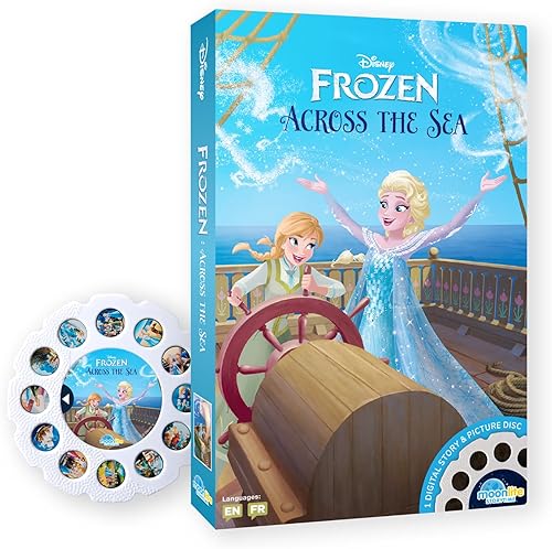 Moonlite Storytime Frozen Across The Sea Storybook Reel, una forma mágica de leer juntos, historia digital para proyector, divertidos efectos de