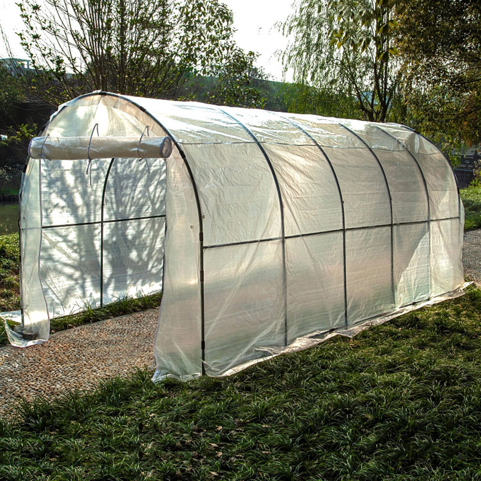 Yorbay Serre De Jardin Tente Pour Plantes Fleurs Bâche Renforcée En PE 140 G M2 100x50x190cm Reutilisable 1615047342