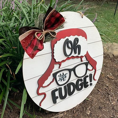 Miniatura 5 de Letrero de bienvenida estéreo 3D con diseño de coronas de Navidad para puerta delantera, decoración de puerta de invierno, 12 pulgadas, coronas de