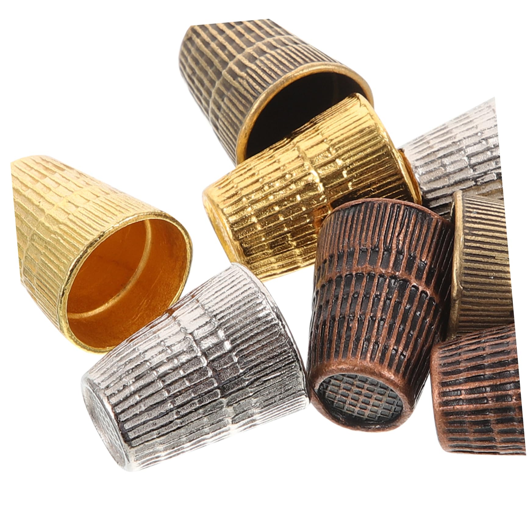 Operitacx 40stücke Teiliges Kupfer-nähdorn Vintage Fingerhut Und Praktischer Fingerschutz Für Für Handwerkliche Näharbeiten Und Quilten Erhältlich Und Antikbronze