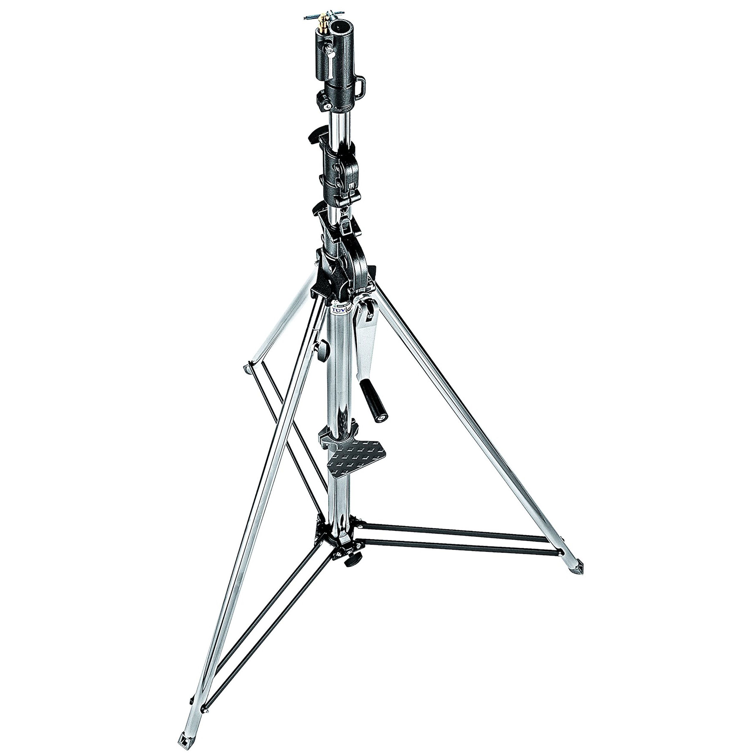 Amazon | Manfrotto スタジオ用品 ワインドアップスタンド 黒 370cm 
