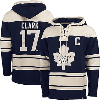 '47 Men's Wendel Clark Toronto Maple Leafs Lacer Pullover Hoodie