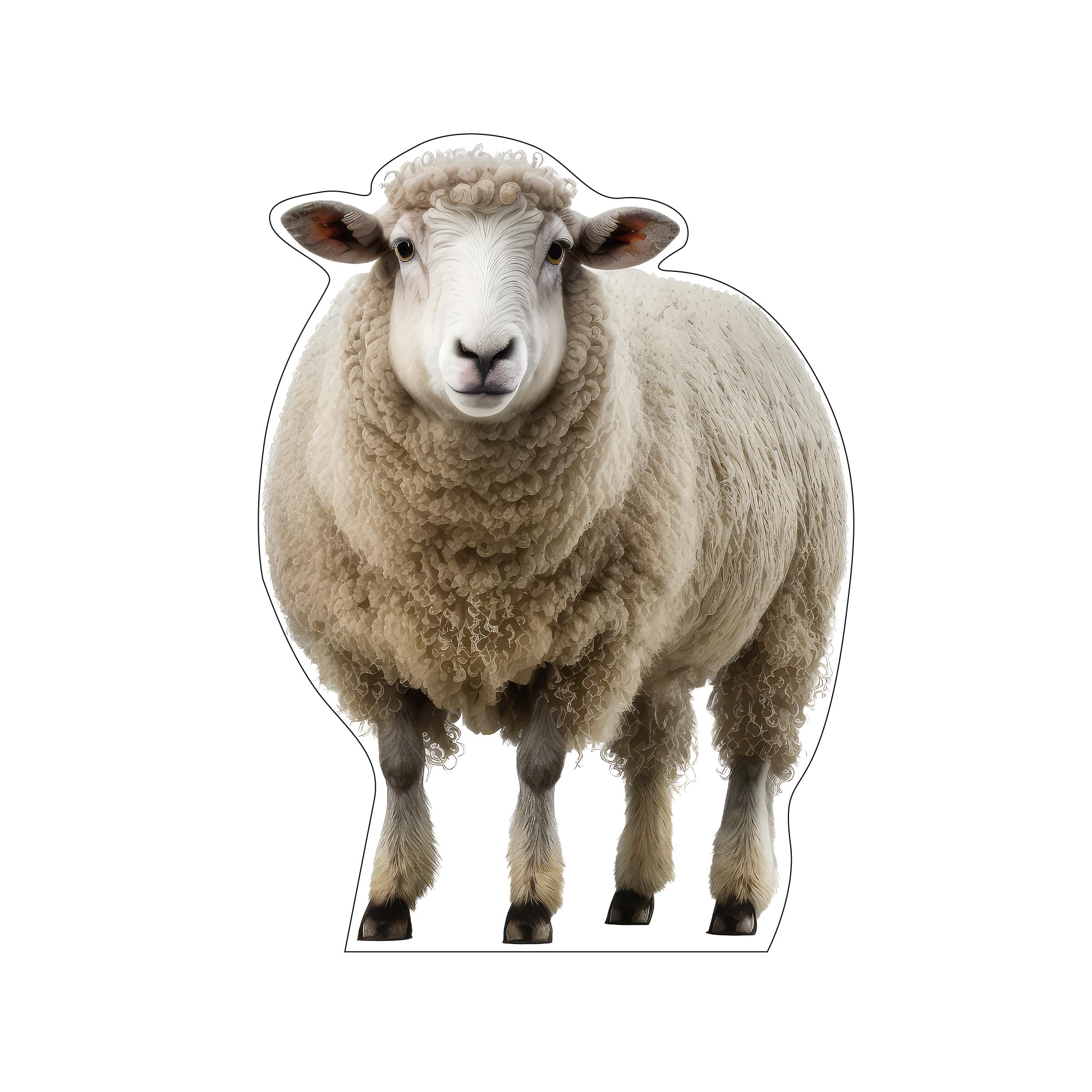Life Size Cardboard Cutout Standup | Waterproof | Animals - Sheep