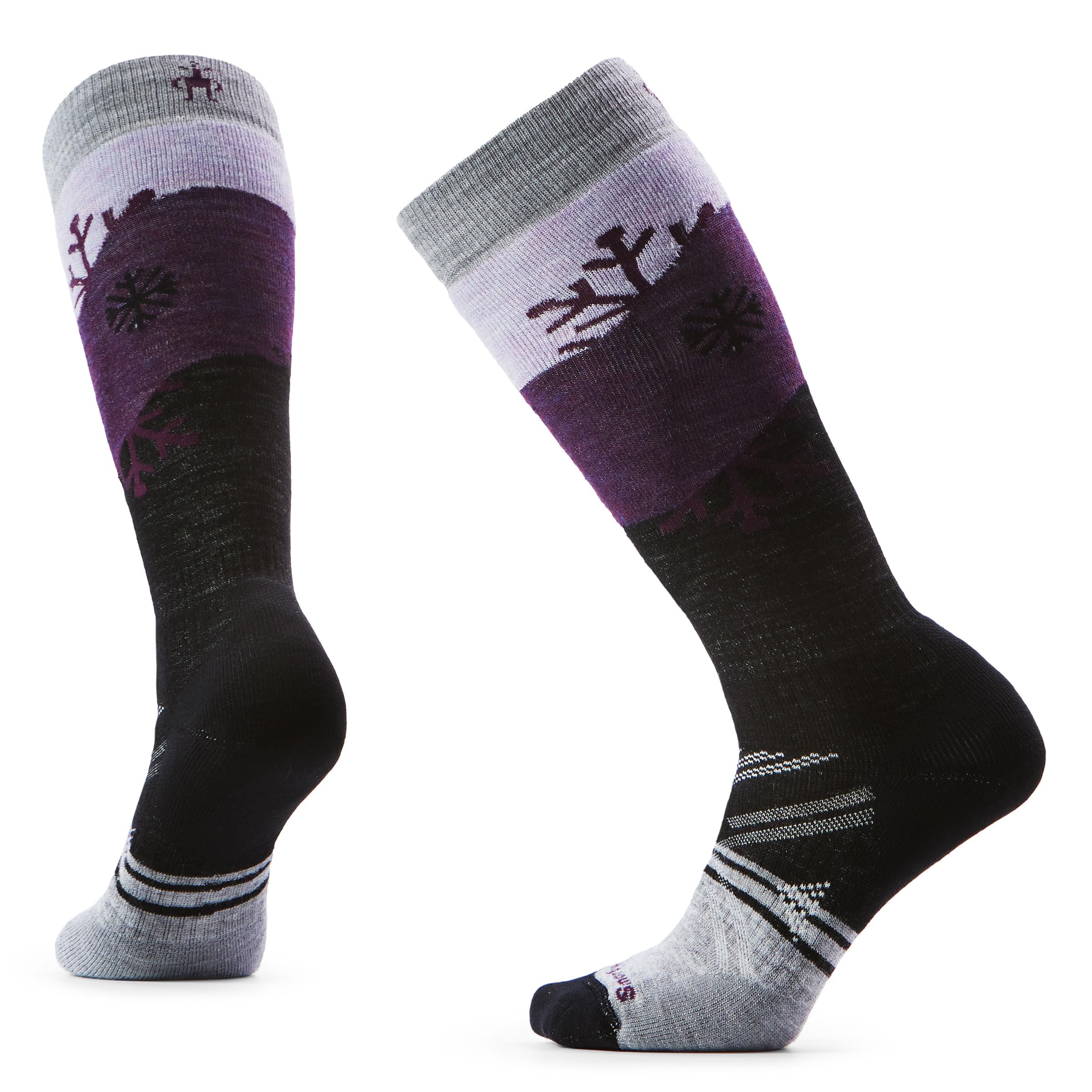 Smartwool Womens Ski Full Cushion Snowpocalypse Pattern Over the Calf Socks