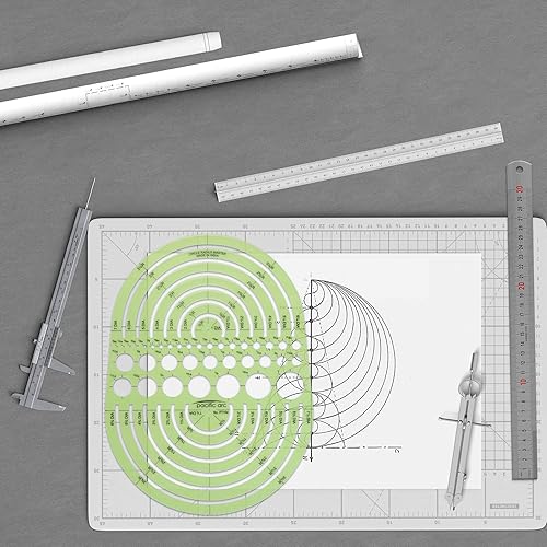 Vista 159 de Pacific Arc Guía profesional de plantillas de planos de casa, con puertas, electrodomésticos, accesorios de plomería