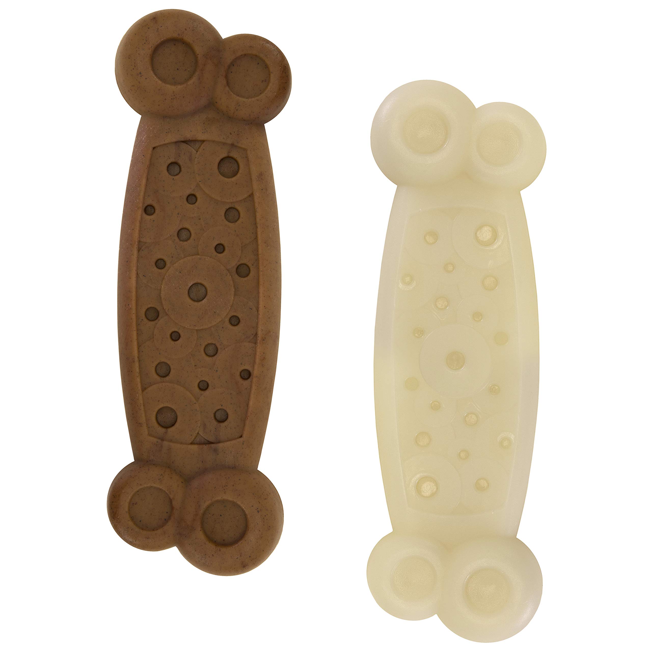 Chew KingGear Nylon Bones, Textured Bacon Flavored Chew Toy